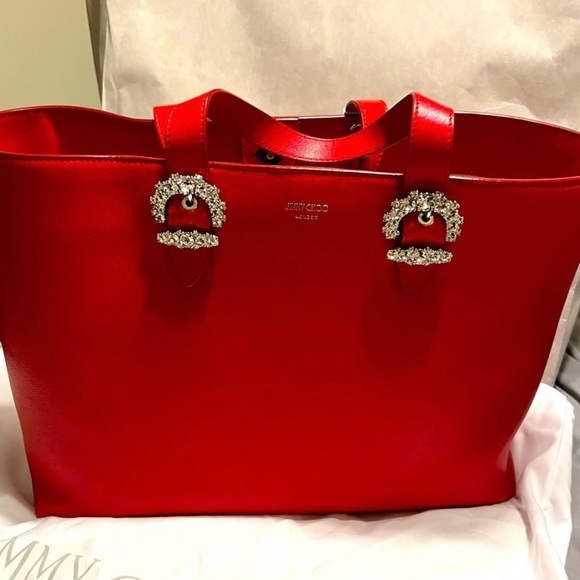 Jimmy Choo Handbags - Jimmy Choo Cheri Crystal Tote Bag